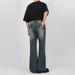 Retro Straight Leg Jeans For Men - Vintage Washed Denim, Loose Fit, Comfortable & Stylish, High Waist, Classic Blue & Black_mkmklike.com