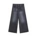 Summer Men Baggy Jean Uniex Vintage American Style Straight Wide Leg Denim Pant Fahion Brand Hot Sale Caual_mkmklike.com