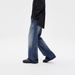 Vintage Washed Denim Jeans For Men – Classic Straight-Leg Relaxed Fit With Whisker Distressing (87.6% Cotton, Mid-Rise, No Stretch, Stone-Washed)_mkmklike.com