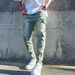 Men's Slim Fit Cargo Pants – Streetwear Style, Stretch Denim & Utility Pockets (Xs-Xxl) – Y2k Vintage Wash_mkmklike.com