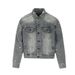 GLFS Heavyweight Kanye YZ Short Jacket Denim Coat Vintage Washed Armor Distressed Men's Top European And American Style_mkmklike.com