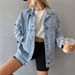 Women's Loose Fit Versatile Denim Jacket New European And American Style Foreign Trade Fashion 2026_mkmklike.com