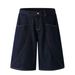 KOOSSOASIS American Vintage Denim Seven-Point Denim Shorts Men's And Women's Loose Straight Wide-Leg Eight-Point Pants Couple Casual Pants Tide_mkmklike.com