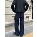 13oz Raw Selvedge Denim Jeans – A-Line Wide Leg Workwear Pants With Double-Knee Reinforcement (Unisex Heavyweight, Non-Stretch, Undyed Indigo)_mkmklike.com