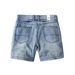 Men's Trendy Washed Denim Shorts Straight Leg Casual Jeans Retro Loose Versatile Shorts_mkmklike.com