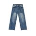 EF JEANS | 2025 Spring New American Casual Wash Pattern Heavy Industry White Fashionable Jeans Men And Women_mkmklike.com