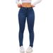 K Fashionable European And American Style New Tight Elastic Cropped Jeans_mkmklike.com
