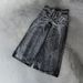 Men's Clothing Millennium Ghost Jeans High Street Spider Embroidered Patchwork Hip Hop Streetwear Gothic Retro Loose Fit_mkmklike.com
