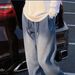 Men's Clothing New Spring Star Pattern Jeans Casual Men's Loose Versatile Large Size Elastic Waist Straight Pants_mkmklike.com
