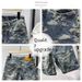Men's Clothing Fashion Brand Jacquard Workwear Denim Shorts Men's Summer Shorts American Casual Small Straight Pants Trend_mkmklike.com