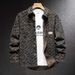 Northfold Light European American Loose Denim Men's Designer Vintage Jacquard Jacket Spring And Autumn Stylish Trendy_mkmklike.com