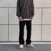 Nordmann Basic Black Flared Jeans For Men High Street Brand Cool Casual Long Slim Fit Versatile Straight Loose Pants_mkmklike.com