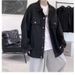 Northfold Men's Denim Jacket Autumn New Hong Kong Loose Japanese American Style Coat Top_mkmklike.com