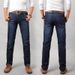 SIZE 28-40 Men's Four-season Jeans, Business, Casual Straight-leg Pants, Solid Color Slim-fittings And Simple Classic Styles_mkmklike.com