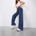 Women's High-Waisted Wide Leg Jeans Casual Summer Style European American Floor Length Cotton Denim Office Lady Street Fashion_mkmklike.com