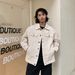 American Style Trendy Jacquard Jacket For Men, New Autumn And Winter Design, Niche Retro Loose Casual Denim Coat_mkmklike.com