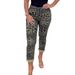 Women's Clothing fashion camouflage print loose high waist large size casual pants sports pants _mkmklike.com