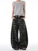 Vintage Washed Camo Cargo Jeans – Unisex Oversized Drop-Crotch Utility Pants(Relaxed Fit, Streetwear, Workwear Aesthetic)_mkmklike.com
