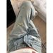 Women's Clothing Washed Floral Embroidery Design Washed Blue Jeans High Waist Slim Loose Straight Floor Length Trousers_mkmklike.com