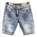 Men's Straight Leg Denim Shorts Summer Style Loose Fit Casual Five Point Pants High Street Fashion_mkmklike.com
