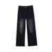 Streetwear Lightning Wash Jeans – Vintage High-Street Relaxed Fit With Artistic Crackle Fading & Unisex Styling_mkmklike.com