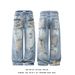 Men's High Quality Fashionable Distressed Denim Jeans Trendy And Edgy Cross Border Market Clothing_mkmklike.com