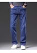 American Jeans Men's Autumn And Winter New Elastic Loose Straight Trousers High-end Business Casual Large Size Pants_mkmklike.com