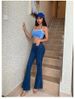 Women’s Clothing women's skinny flared jeans sexy hip lifting jeans new models_mkmklike.com