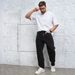 Men's Jeans Raw Color Loose Fit Straight Leg Classic Casual Long Pants For Autumn_mkmklike.com
