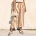 Summer Striped Print Women's Jeans Casual Fashion Independent Store New_mkmklike.com