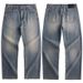 Xxbro Wear # 2025 New Summer Lyocell Tencel Drop Feel Loose Thin Jeans Men's Straight Pants_mkmklike.com