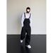 Pure American Retro Street Japanese Style Overalls Unisex 2025 Summer Loose Straight Workwear Jeans Jumpsuit Trendy_mkmklike.com
