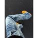 "Lightning Crack Blue Jeans For Men – Cleanfit Straight Leg Denim Pants With Subtle Flare & Vintage Wash"_mkmklike.com