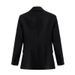 Women's clothing Suit Pants Irregular Lapel Simple Black Red Jacket + Pants_mkmklike.com