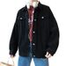 Loom Men's Denim Jacket Brand Ins European American Street Korean Style Trendy Cool Workwear Loose Super Popular CEC Top_mkmklike.com