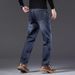 2026 Summer New High-end Elastic Jeans Men's Hong Kong Style Trendy Brand Straight Slim-fit Large-size Casual Long Pants_mkmklike.com