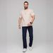 Men's High Waist Flared Jeans - Stretch Denim Wide Leg Trousers With Fleece Lining For Winter_mkmklike.com