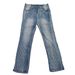 Men's Stretch Denim Jeans - Classic Straight Fit With Pearl Embellishments For Casual & Stylish Look (Blue/Black)_mkmklike.com