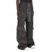 Men's Clothing Original Version RO Main Line 23SS Bela Cargo Heavy Dirty Wash Smoky Gray Mopping Work Jeans_mkmklike.com