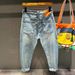 Men's Clothing Retro Nine Point Jeans Men's Trendy Brand Slim Fitting Skinny Spring And Autumn Style Handsome Print Casual 9 Pants_mkmklike.com
