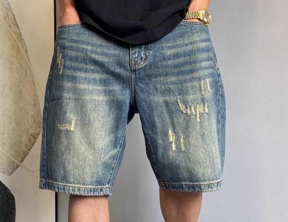 Men's Clothing Summer Mid Length Pants Men Casual Loose Student_mkmklike.com