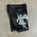 Retro Harajuku Loose Fit Printed Denim Shorts Casual Street Style Washed Capri Pants for Men Summer Fashion_mkmklike.com