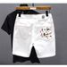 Men's White Five Point Denim Shorts Stylish Thin Summer New Super Trendy Men's Clothing_mkmklike.com