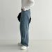 Loose Straight Leg Jeans For Men Casual Wide Leg Long Pants Trendy Plus Size High Street Style Spring Autumn_mkmklike.com