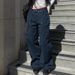 American High Street Straight Slacks Loose Wide-leg Slacks Men's Logging Pants_mkmklike.com