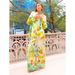 Women's Clothing new printed holiday long sleeved two piece suit INS loose casual trousers suit _mkmklike.com