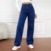 plus Size Wide Leg Jeans Loose Slimming Casual Versatile Straight Leg Pants European American Style Cross Border E Commerce New Summer_mkmklike.com