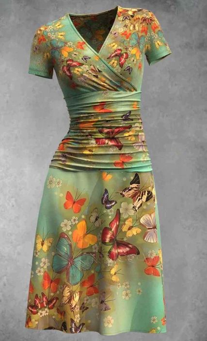 Women's Printed Digital Knitted Tight Long Slim Waist Long Skirt_mkmklike.com