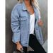 Trendy Oversized Denim Jacket For Women - Streetwear Bf Style Casual Coat With Cotton Blend_mkmklike.com