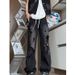 Nordmann European And American Style High Street Ripped Jean For Men, In Trendy Brand, Patchwork Deign, Niche Flared Long_mkmklike.com